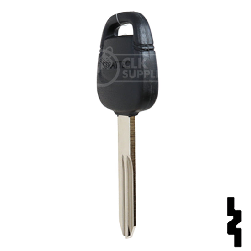 Uncut Transponder Key | Nissan | NI02T Automotive Key Strattec