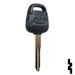 Uncut Transponder Key | Nissan | NI02T Automotive Key Strattec
