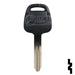 Uncut Transponder Key | Nissan | NI02T Automotive Key Strattec