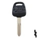 Uncut Transponder Key | Nissan | NI02T Automotive Key Strattec