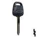 Uncut Transponder Key | Nissan | NI02T Automotive Key Strattec