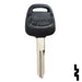 Uncut Transponder Key | Nissan | NI02T Automotive Key Strattec