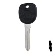 Uncut Transponder Key PK3 | Cadillac, GM Logo | B112PT Automotive Key Strattec