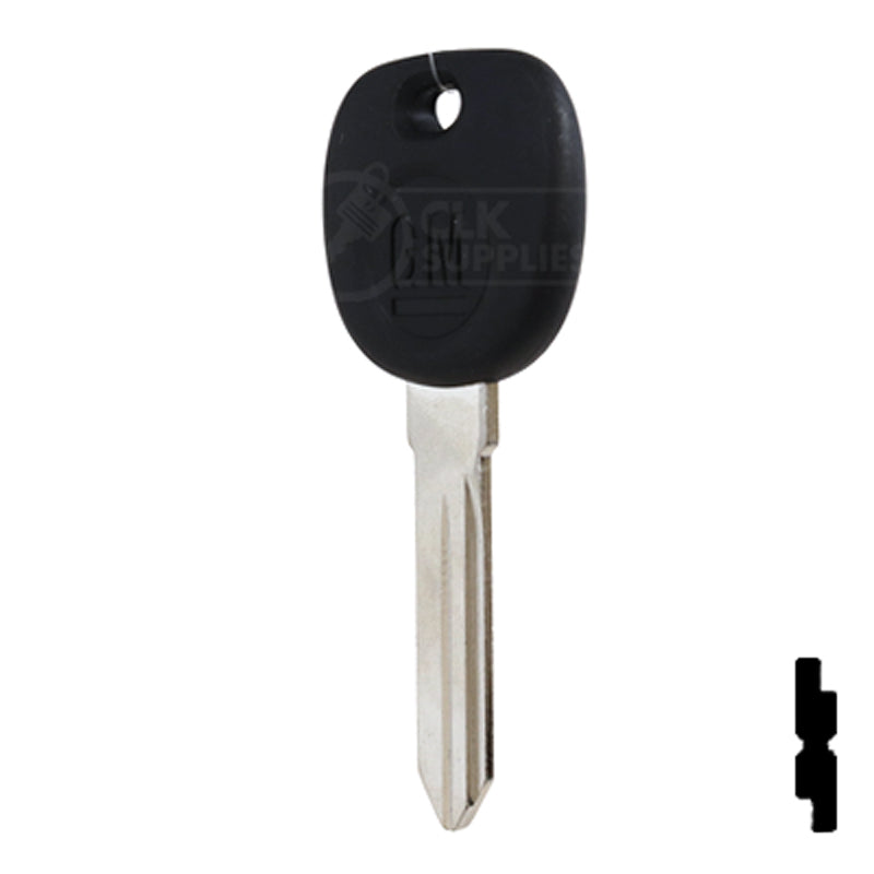 Uncut Transponder Key PK3 | Cadillac, GM Logo | B112PT Automotive Key Strattec