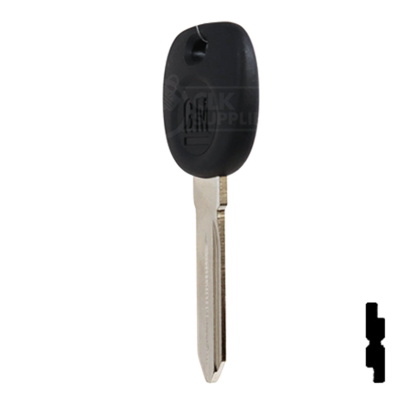 Uncut Transponder Key PK3 | Cadillac, GM Logo | B112PT Automotive Key Strattec