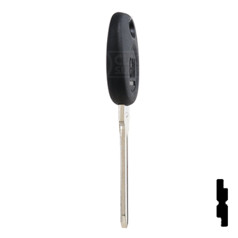 Uncut Transponder Key PK3 | Cadillac, GM Logo | B112PT Automotive Key Strattec