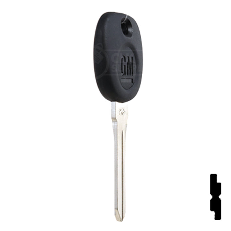 Uncut Transponder Key PK3 | Cadillac, GM Logo | B112PT Automotive Key Strattec