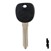 Uncut Transponder Key PK3 | Cadillac, GM Logo | B112PT Automotive Key Strattec