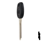 Uncut Transponder Key PK3 | Cadillac, GM Logo | B112PT Automotive Key Strattec
