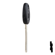 Uncut Transponder Key PK3 | Cadillac, GM Logo | B112PT Automotive Key Strattec