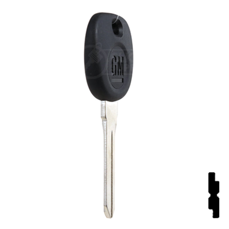 Uncut Transponder Key PK3 | Cadillac, GM Logo | B112PT Automotive Key Strattec
