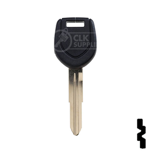Uncut Transponder Key "R" Chip Blank | Mitsubishi | MIT8-PT, 692058 Automotive Key LockVoy
