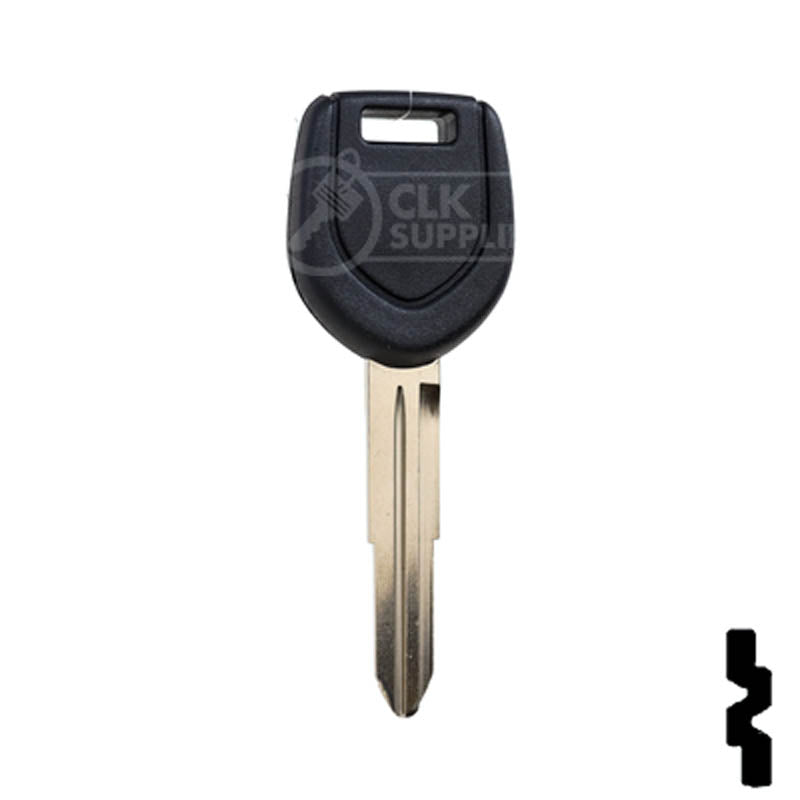 Uncut Transponder Key "R" Chip Blank | Mitsubishi | MIT8-PT, 692058 Automotive Key LockVoy