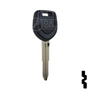 Uncut Transponder Key "R" Chip Blank | Mitsubishi | MIT8-PT, 692058 Automotive Key LockVoy