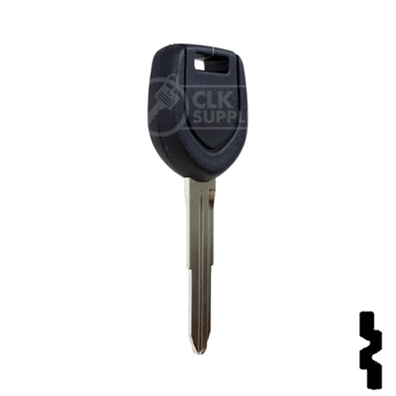 Uncut Transponder Key "R" Chip Blank | Mitsubishi | MIT8-PT, 692058 Automotive Key LockVoy