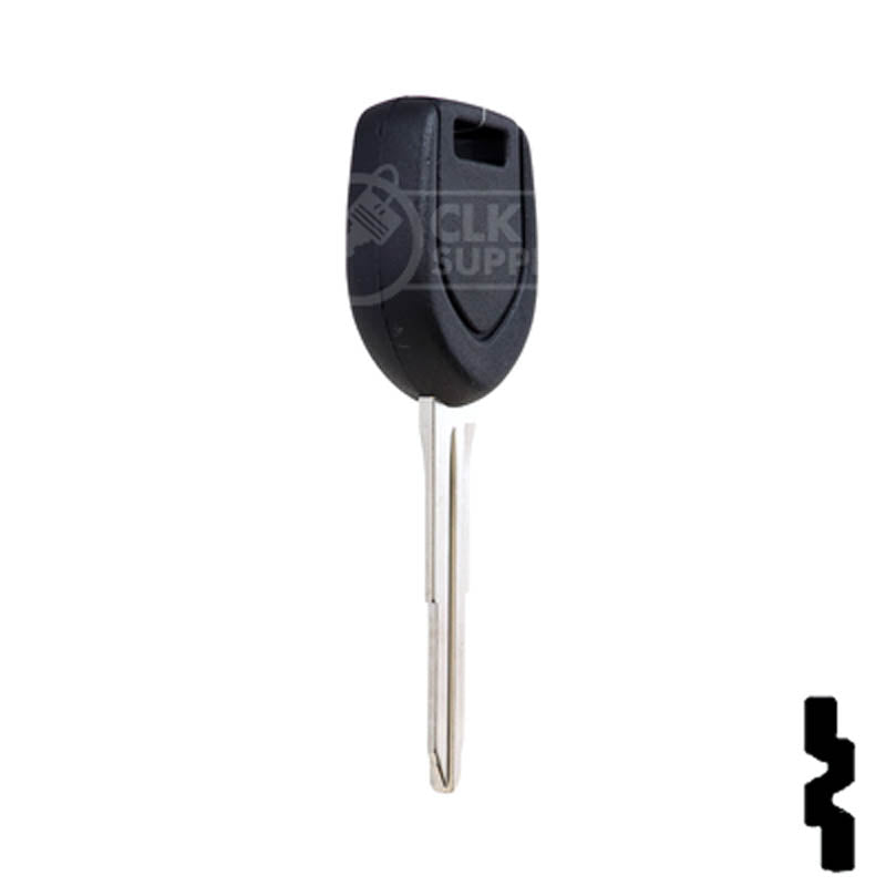 Uncut Transponder Key "R" Chip Blank | Mitsubishi | MIT8-PT, 692058 Automotive Key LockVoy