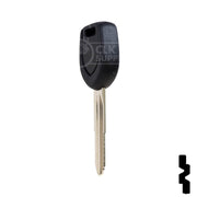 Uncut Transponder Key "R" Chip Blank | Mitsubishi | MIT8-PT, 692058 Automotive Key LockVoy