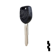 Uncut Transponder Key "R" Chip Blank | Mitsubishi | MIT8-PT, 692058 Automotive Key LockVoy