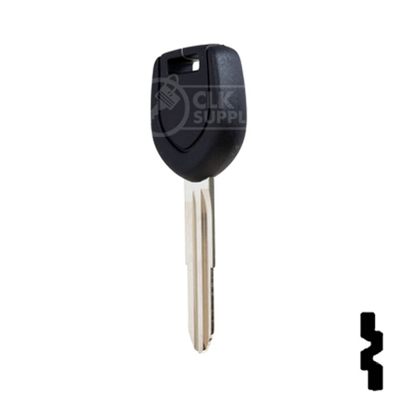 Uncut Transponder Key "R" Chip Blank | Mitsubishi | MIT8-PT, 692058 Automotive Key LockVoy