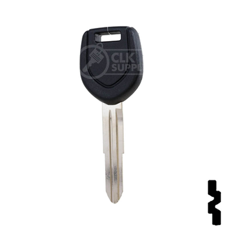 Uncut Transponder Key "R" Chip Blank | Mitsubishi | MIT8-PT, 692058 Automotive Key LockVoy