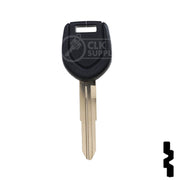 Uncut Transponder Key "R" Chip Blank | Mitsubishi | MIT8-PT, 692058 Automotive Key LockVoy