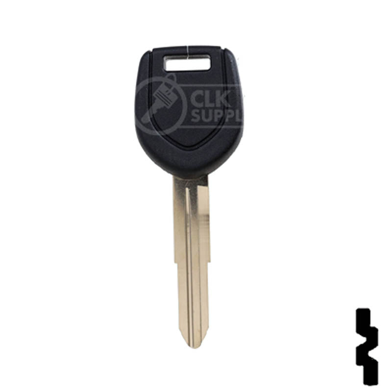 Uncut Transponder Key "R" Chip Blank | Mitsubishi | MIT8-PT, 692058 Automotive Key LockVoy