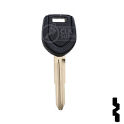 Uncut Transponder Key "R" Chip Blank | Mitsubishi | MIT8-PT, 692058 Automotive Key LockVoy