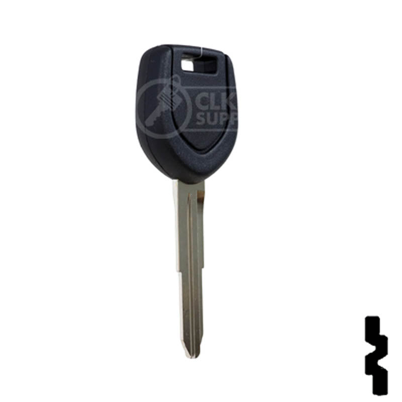Uncut Transponder Key "R" Chip Blank | Mitsubishi | MIT8-PT, 692058 Automotive Key LockVoy