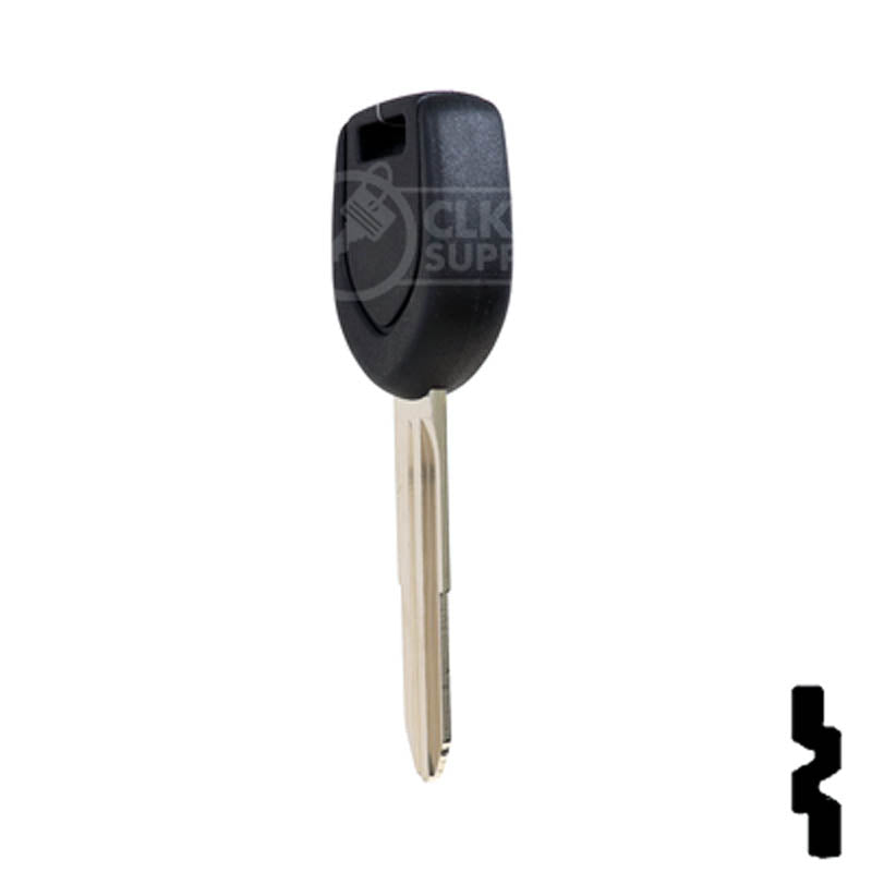 Uncut Transponder Key "R" Chip Blank | Mitsubishi | MIT8-PT, 692058 Automotive Key LockVoy