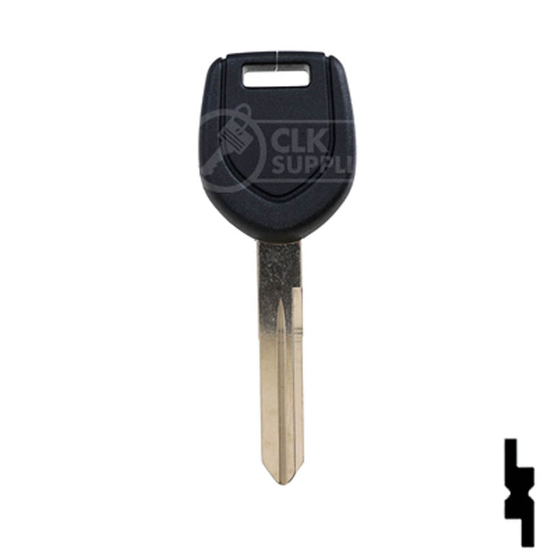Uncut Transponder Key "R" Chip Blank | Mitsubishi | MIT9-PT, 692565 Automotive Key LockVoy