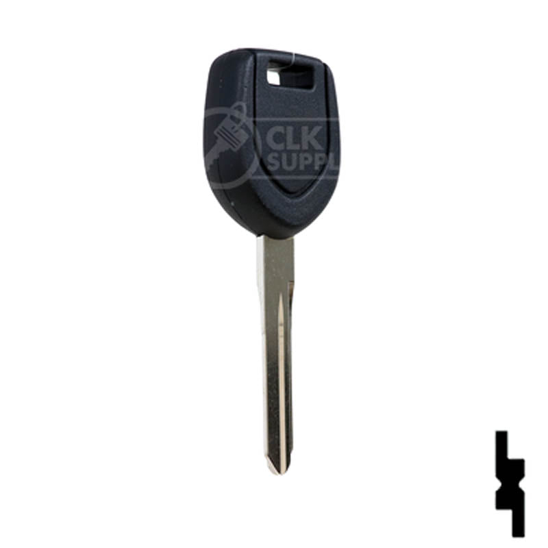 Uncut Transponder Key "R" Chip Blank | Mitsubishi | MIT9-PT, 692565 Automotive Key LockVoy
