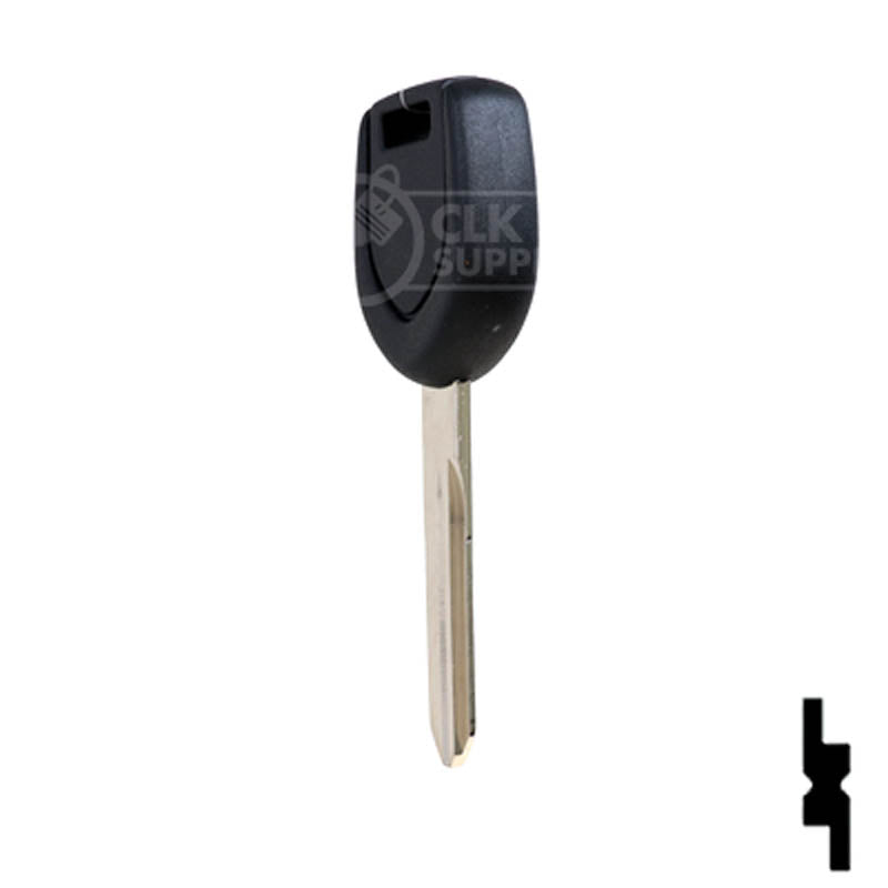 Uncut Transponder Key "R" Chip Blank | Mitsubishi | MIT9-PT, 692565 Automotive Key LockVoy
