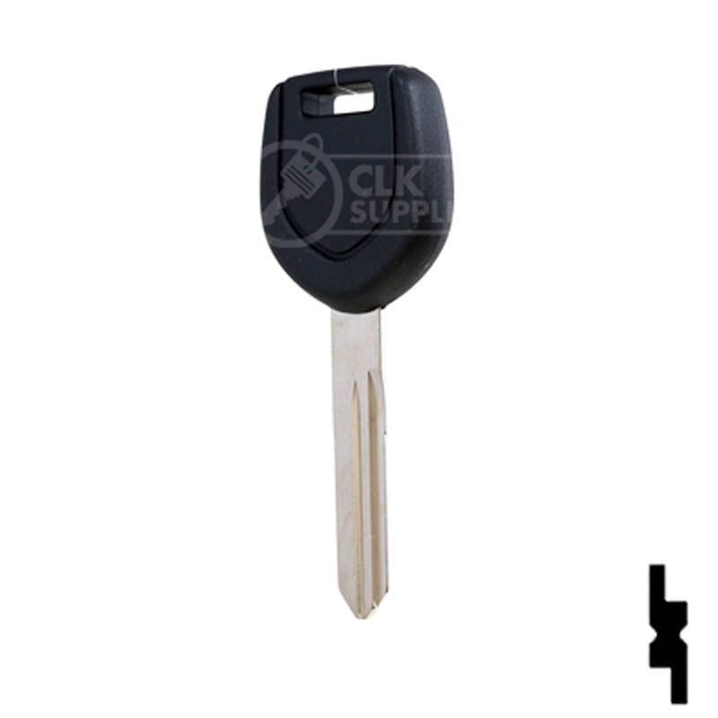 Uncut Transponder Key "R" Chip Blank | Mitsubishi | MIT9-PT, 692565 Automotive Key LockVoy
