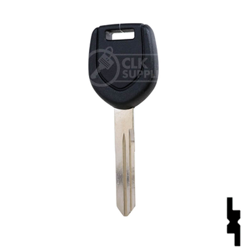 Uncut Transponder Key "R" Chip Blank | Mitsubishi | MIT9-PT, 692565 Automotive Key LockVoy