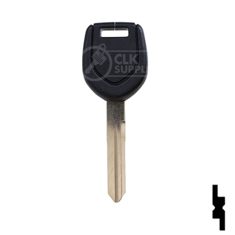 Uncut Transponder Key "R" Chip Blank | Mitsubishi | MIT9-PT, 692565 Automotive Key LockVoy