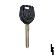 Uncut Transponder Key "R" Chip Blank | Mitsubishi | MIT9-PT, 692565 Automotive Key LockVoy