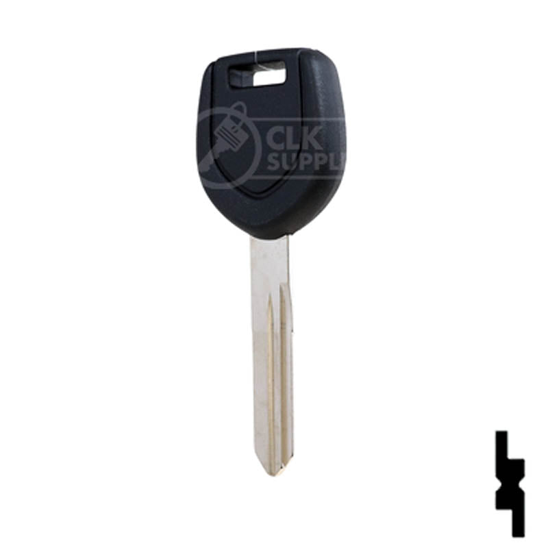Uncut Transponder Key "R" Chip Blank | Mitsubishi | MIT9-PT, 692565 Automotive Key LockVoy