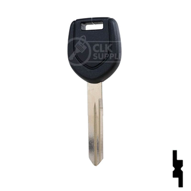 Uncut Transponder Key "R" Chip Blank | Mitsubishi | MIT9-PT, 692565 Automotive Key LockVoy