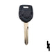 Uncut Transponder Key "R" Chip Blank | Mitsubishi | MIT9-PT, 692565 Automotive Key LockVoy