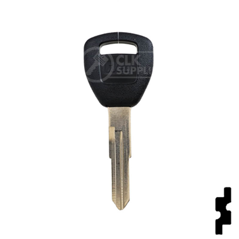 Uncut Transponder Key RW Blank | Acura | Honda | HD106-PT5, 692057 Automotive Key LockVoy