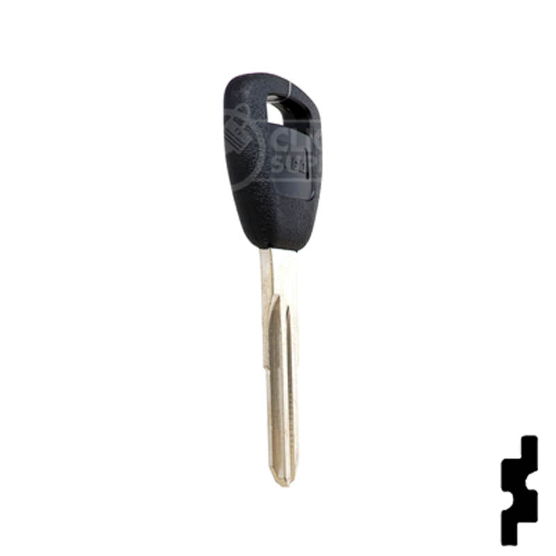 Uncut Transponder Key RW Blank | Acura | Honda | HD106-PT5, 692057 Automotive Key LockVoy
