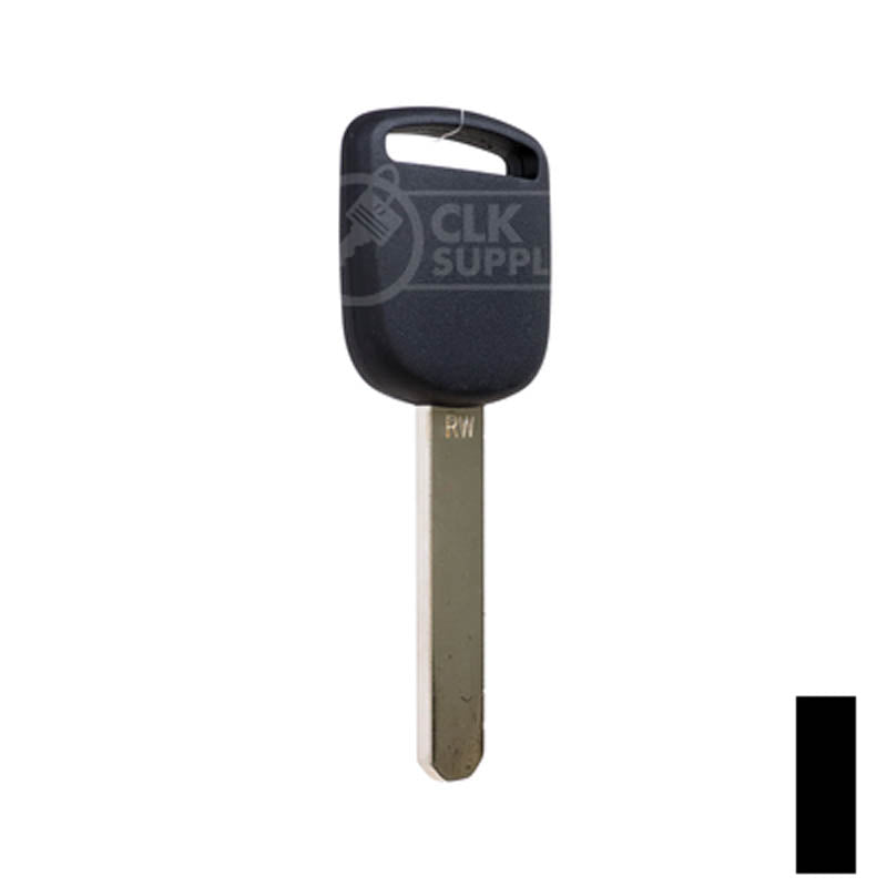 Uncut Transponder Key RW Blank | Acura | Honda | HO01-PT5, 692082 Automotive Key LockVoy