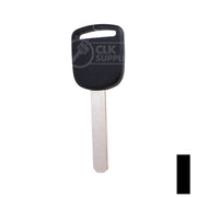 Uncut Transponder Key RW Blank | Acura | Honda | HO01-PT5, 692082 Automotive Key LockVoy