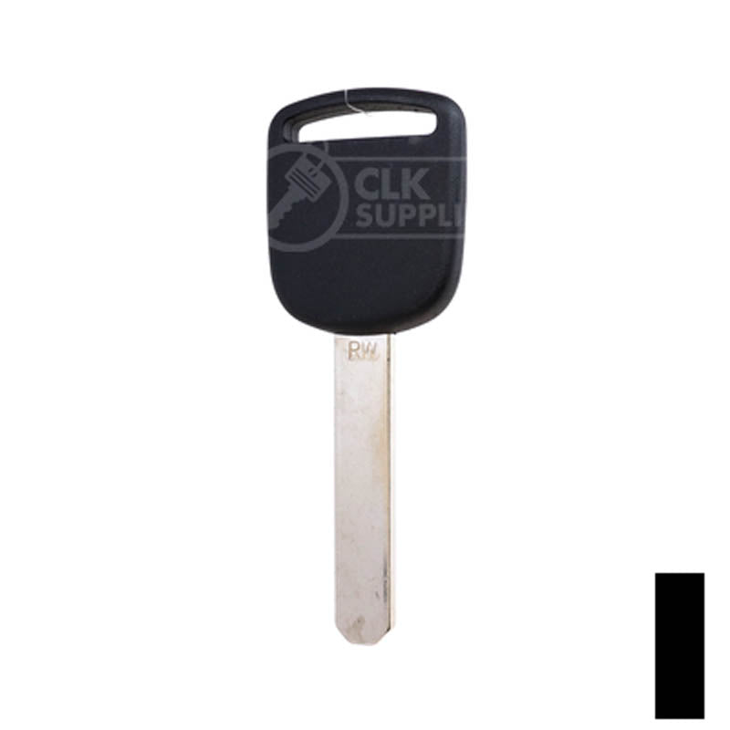 Uncut Transponder Key RW Blank | Acura | Honda | HO01-PT5, 692082 Automotive Key LockVoy