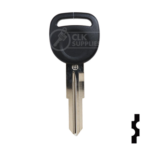 Uncut Transponder Key | Saturn | B114PT