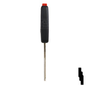 Uncut Transponder Key Shell | Audi | TP00AU-AH-P2 Automotive Key JMA USA