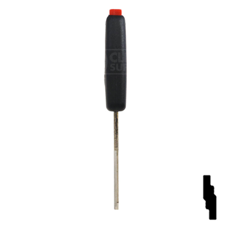 Uncut Transponder Key Shell | Audi | TP00AU-AH-P2 Automotive Key JMA USA