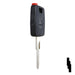 Uncut Transponder Key Shell | Audi | TP00AU-AH-P2 Automotive Key JMA USA