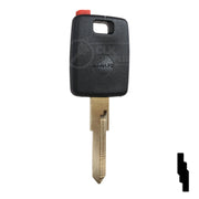 Uncut Transponder Key Shell | Audi | TP00AU-AH-P2 Automotive Key JMA USA