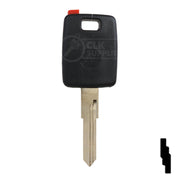 Uncut Transponder Key Shell | Audi | TP00AU-AH-P2 Automotive Key JMA USA